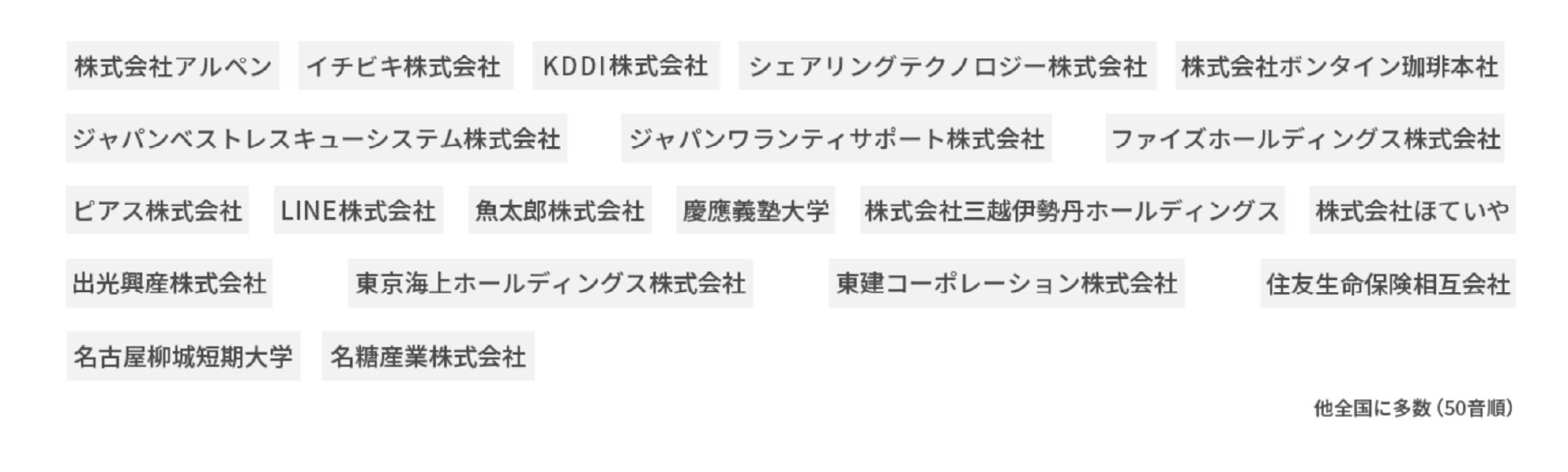 お取引先企業名の画像